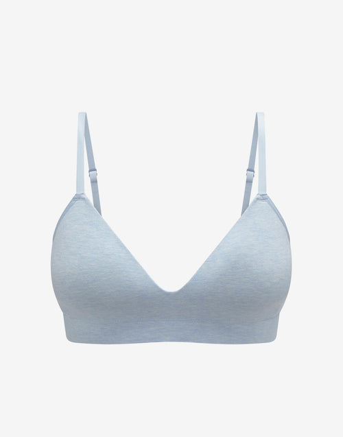 Seamless Stretch Cotton Wireless Bra