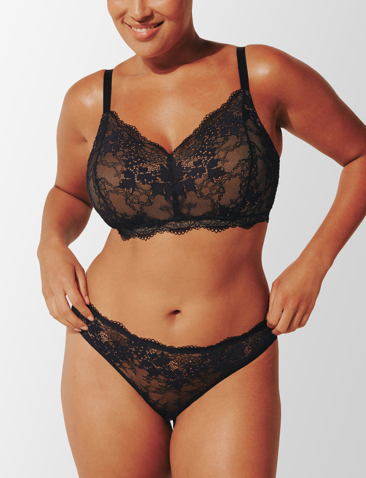 All Day Lace Wireless Bra