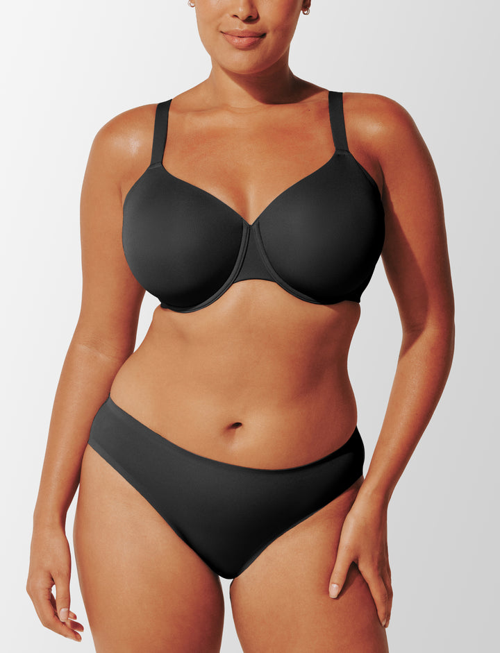 ComfortStretch Smoothing Full Coverage Bra, Black - Thirdlove - Nylon/Spandex