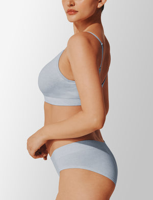 Seamless Stretch Cotton Wireless Bra