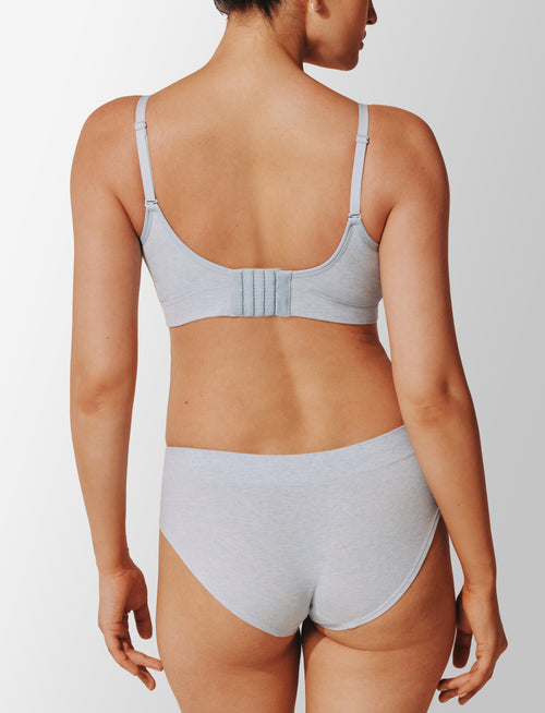 Seamless Stretch Cotton Wireless Bra
