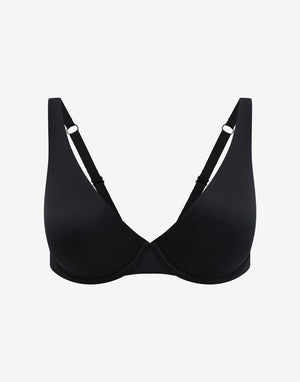 24/7® Second Skin Unlined Bra, Black - Thirdlove - Nylon/Spandex