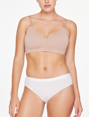 Organic Cloud Cotton Wireless Nursing Bra Bundle
