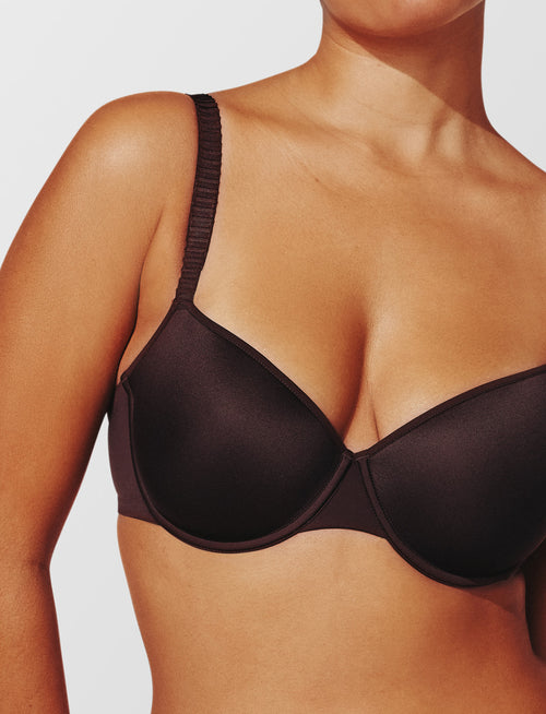 24/7® Classic T-Shirt Bra, Espresso - Thirdlove - Nylon/Spandex,modelGGG