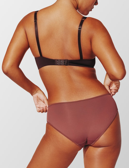 24/7® Classic T-Shirt Bra, Espresso - Thirdlove - Nylon/Spandex,modelGGG