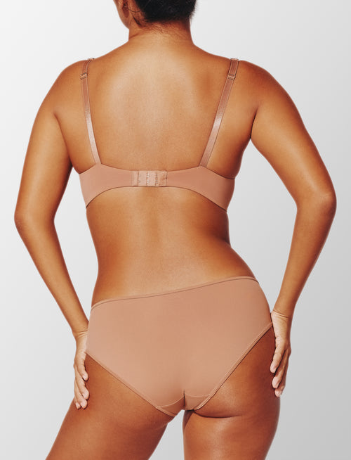 24/7® Classic T-Shirt Bra, Mocha - Thirdlove - Nylon/Spandex,modelHHH