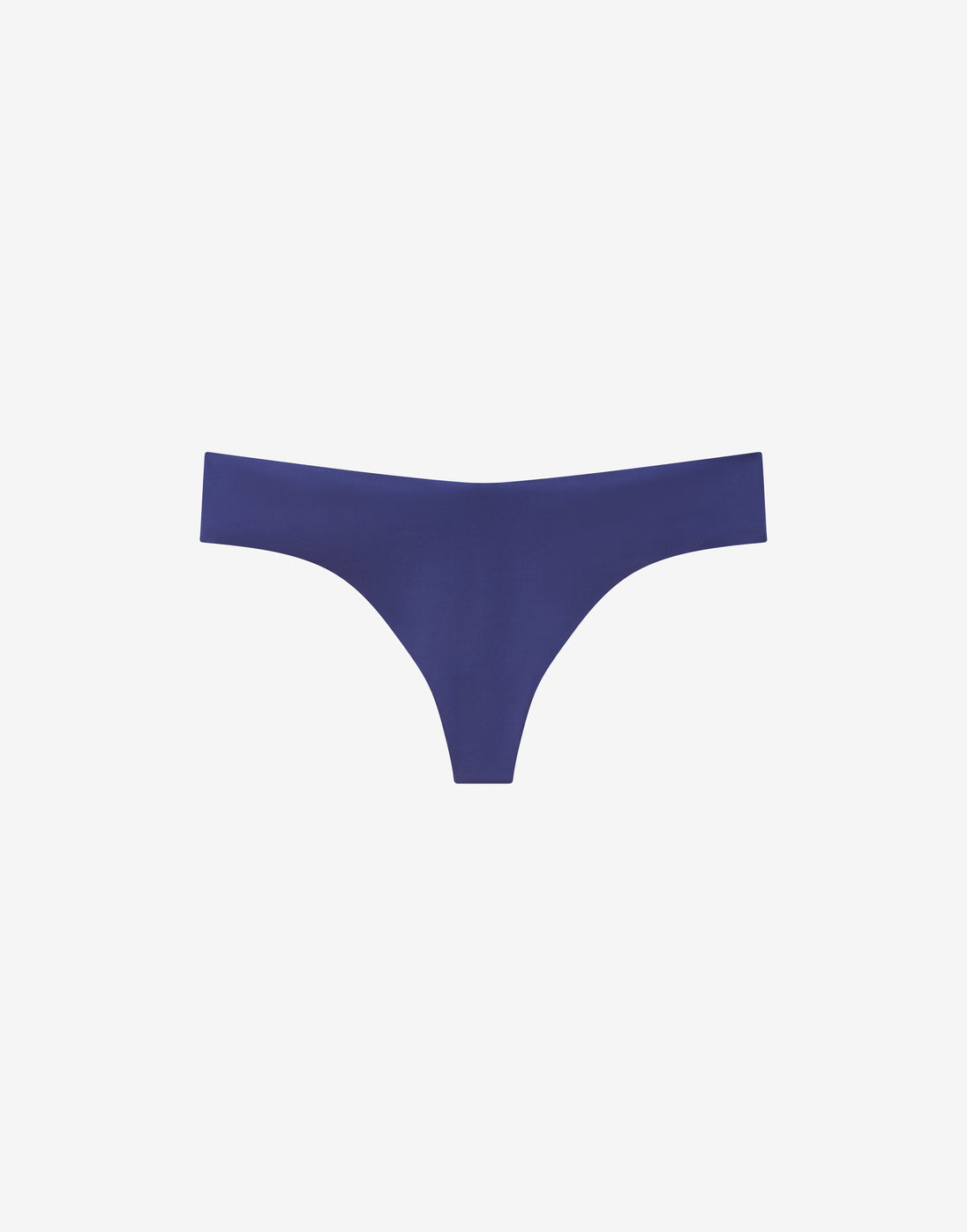 Zero Edge No-Show Thong - Midnight Blue - 50% nylon/50% Spandex - ThirdLove