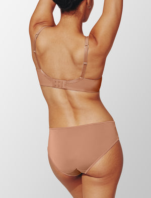 24/7® Second Skin Unlined Bra, Mocha - Thirdlove - Nylon/Spandex,modelEEE
