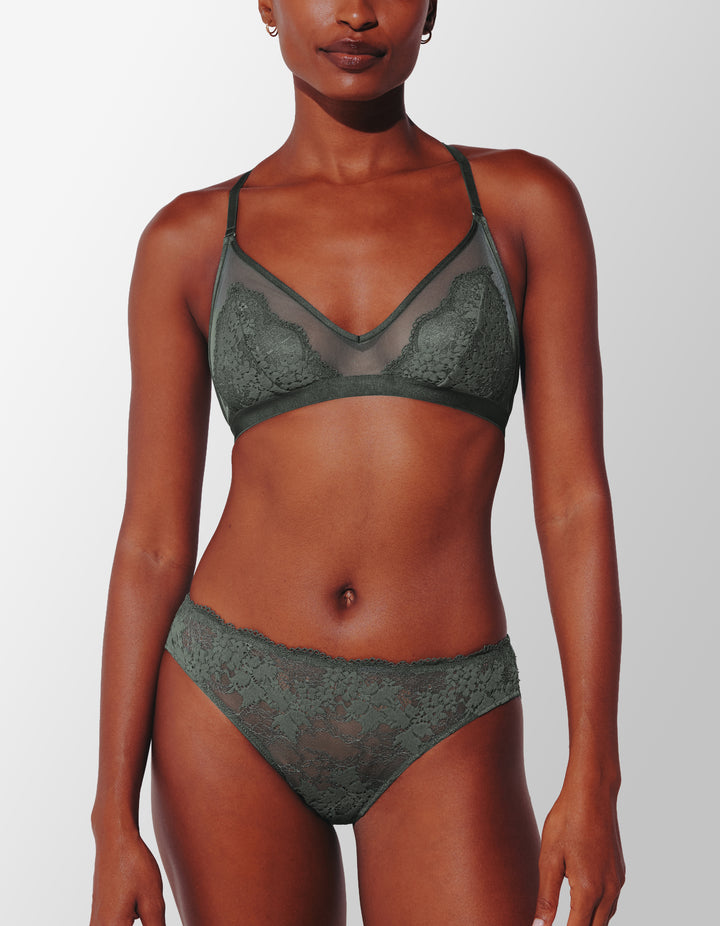 All Day Lace Racerback Bralette
