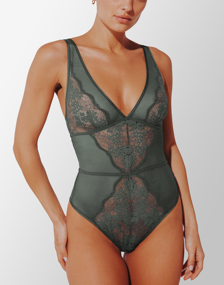 All Day Lace Unlined Bodysuit