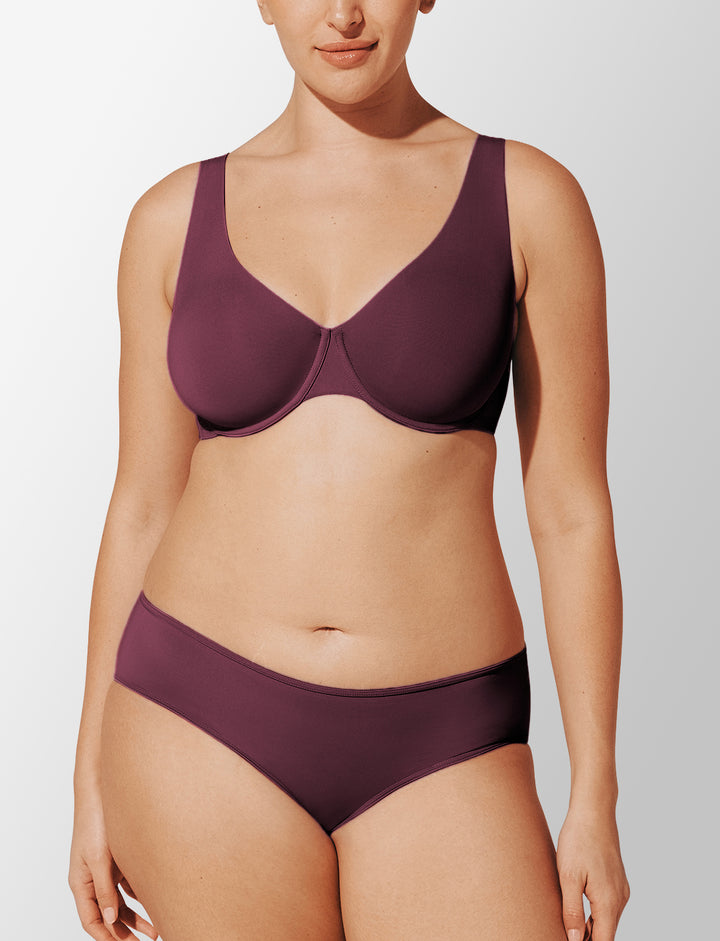 24/7® Classic Second Skin Unlined Bra