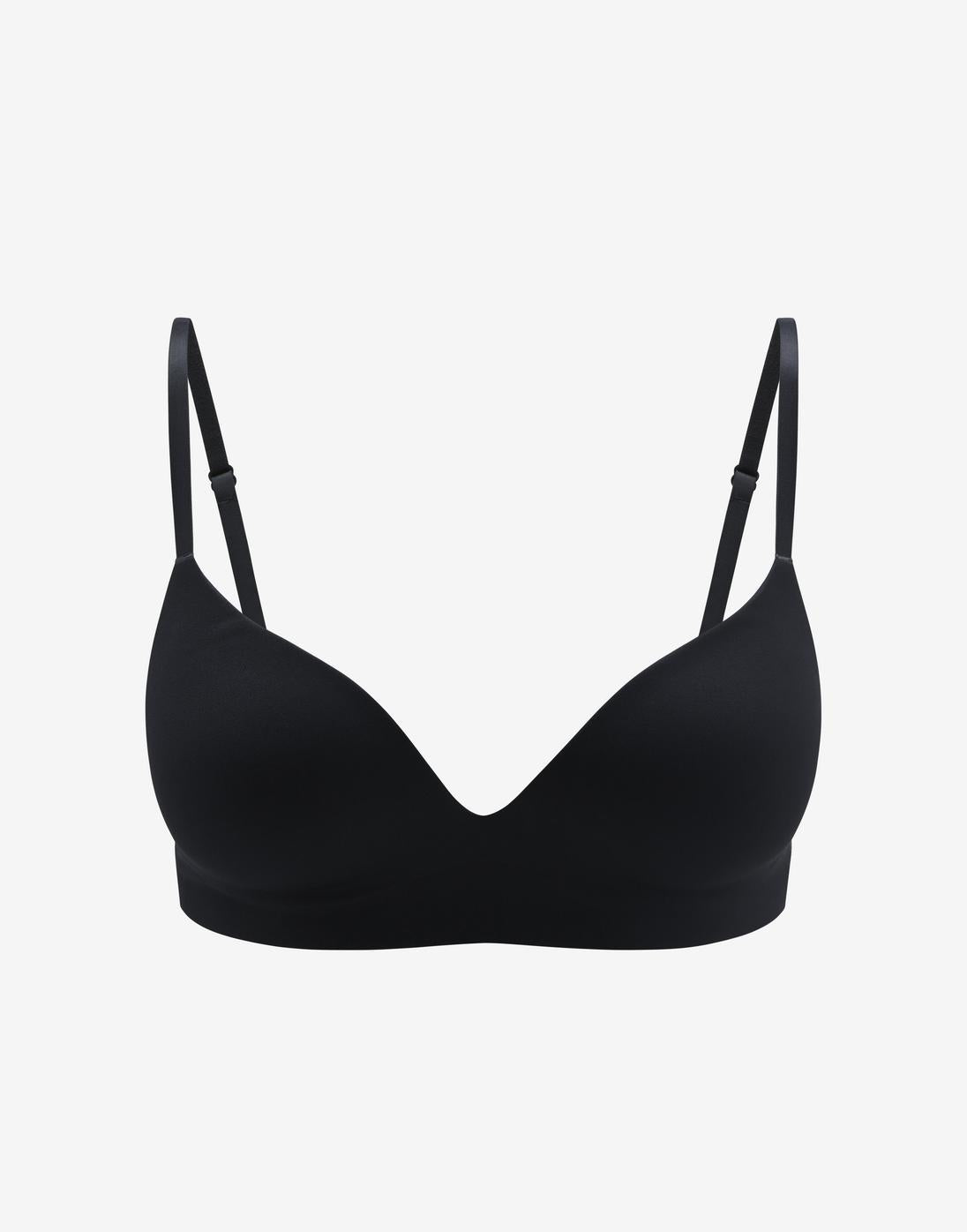 Zero Edge Wireless Push-Up Bra, Black - Thirdlove - 50% nylon/50% Spandex