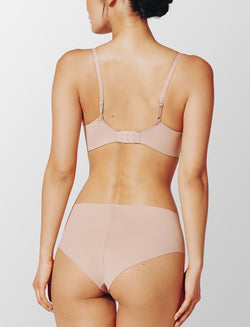 Zero Edge No-Show Cheeky, Taupe - Thirdlove - 50% nylon/50% Spandex,modelJJJ