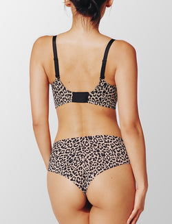 Zero Edge No-Show Cheeky, leopard - Thirdlove - 50% nylon/50% Spandex,modelJJJ