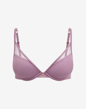 24/7® Classic Uplift Plunge Bra, Sugar Plum - Thirdlove - Nylon/Spandex,model