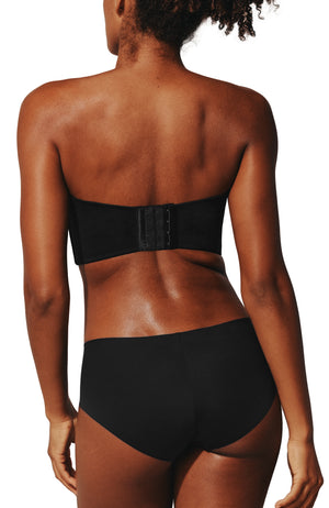 Zero Edge™ Strapless Bustier Bra, Black - Thirdlove - 50% nylon, 50% spandex,modelAAA