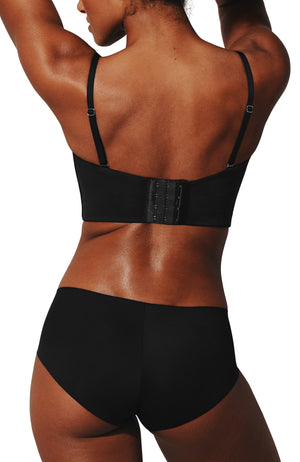 Zero Edge™ Strapless Bustier Bra, Black - Thirdlove - 50% nylon, 50% spandex,modelAAA