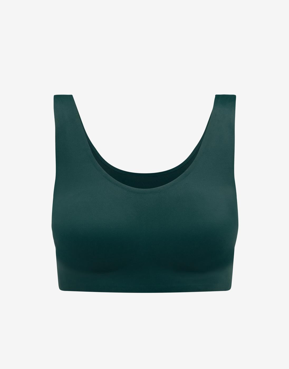 Smoothing Scoop Wireless Bra, Eucalyptus - Thirdlove - Nylon/Spandex