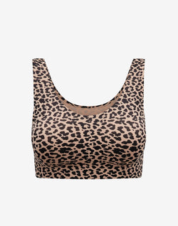 Smoothing Scoop Wireless Bra, Leopard - Thirdlove - Nylon/Spandex