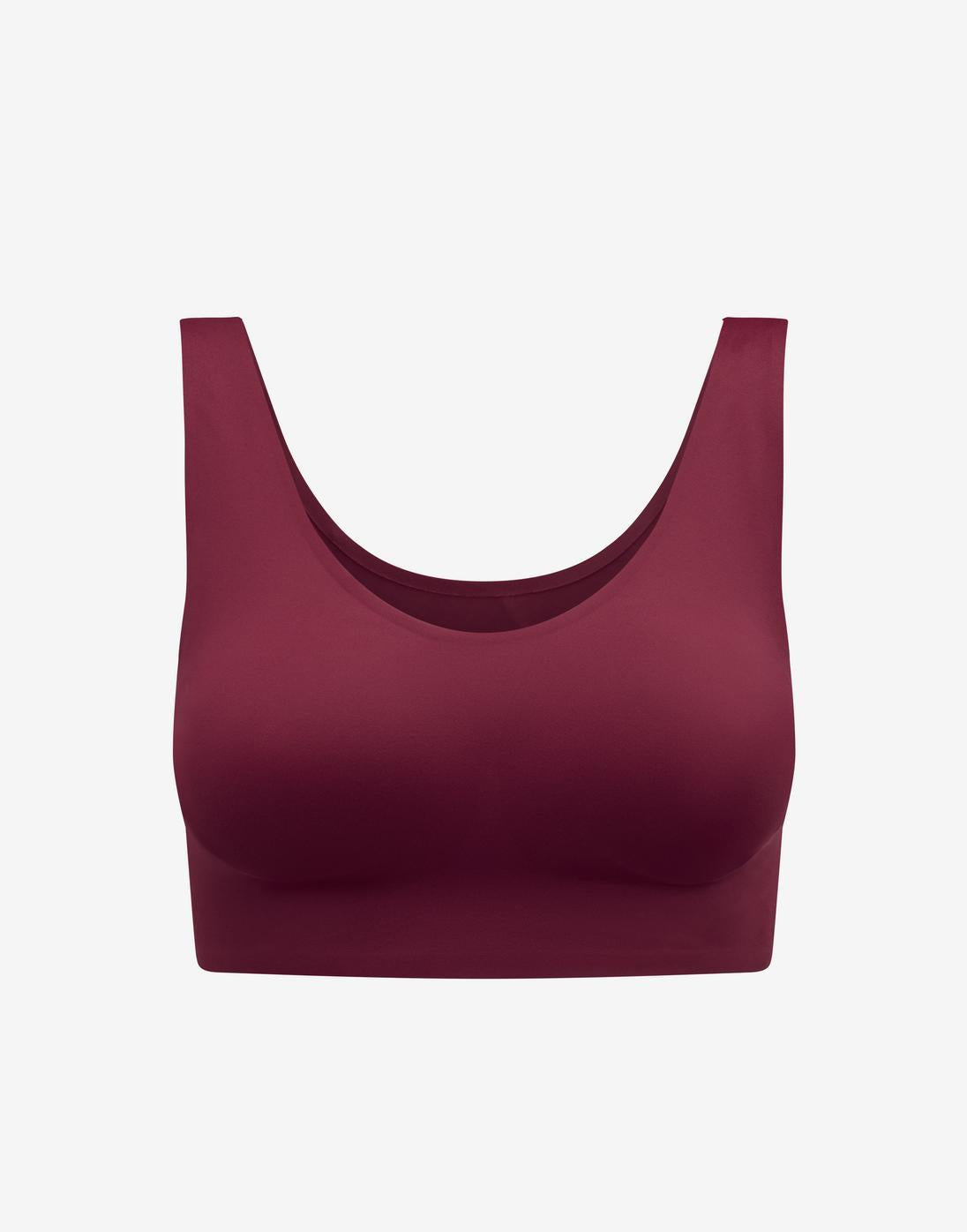 Smoothing Scoop Wireless Bra, Ruby - Thirdlove - Nylon/Spandex