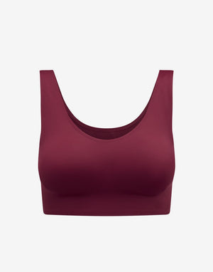 Smoothing Scoop Wireless Bra, Ruby - Thirdlove - Nylon/Spandex