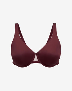 24/7® Classic Unlined Minimizer Bra, Syrah - Thirdlove - Nylon/Spandex