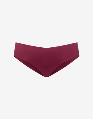 Zero Edge™ No-Show Cheeky - Ruby - Nylon/spandex - ThirdLove