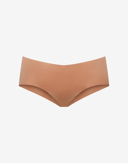 Zero Edge™ No-Show Hipster - Mocha - Nylon/spandex - ThirdLove