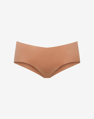 Zero Edge™ No-Show Hipster - Mocha - Nylon/spandex - ThirdLove