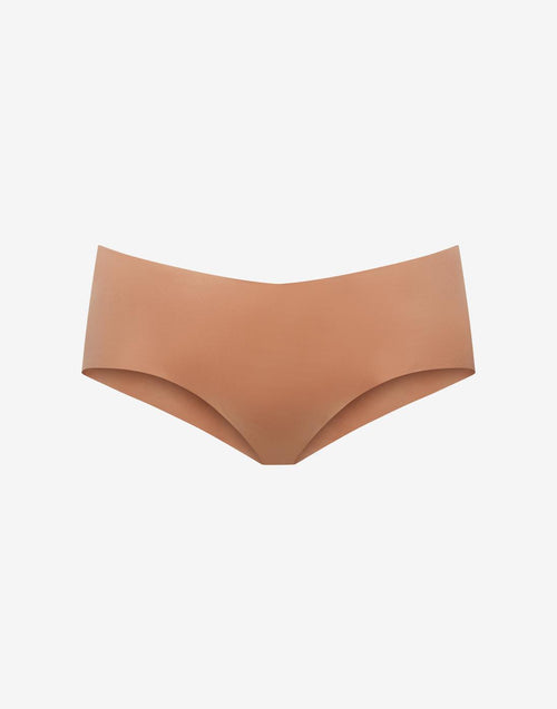 Zero Edge™ No-Show Hipster - Mocha - Nylon/spandex - ThirdLove