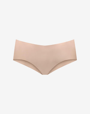 Zero Edge™ No-Show Hipster - Taupe - Nylon/spandex - ThirdLove