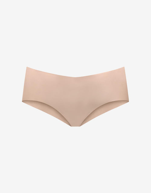 Zero Edge™ No-Show Hipster - Taupe - Nylon/spandex - ThirdLove