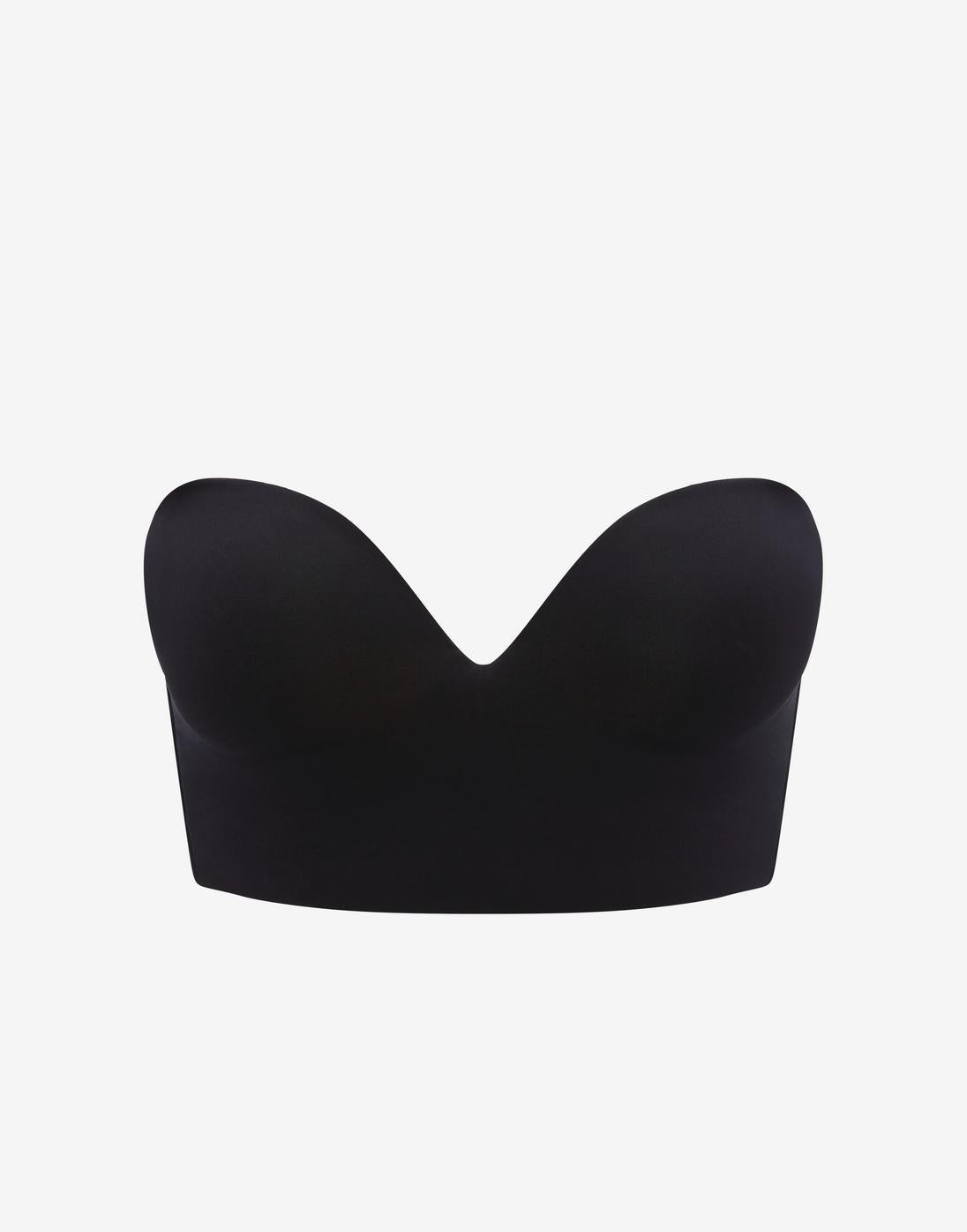 Black Zero Edge™ Strapless Bustier Bra – Thirdlove