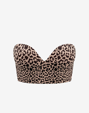 Zero Edge™ Strapless Bustier Bra, Leopard - Thirdlove