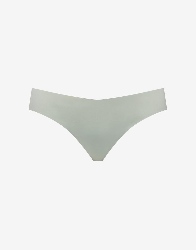Zero Edge™ No-Show Thong - Mist - Nylon/spandex - ThirdLove
