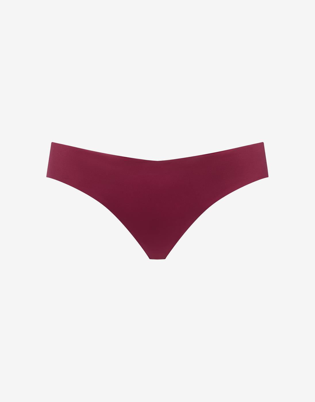Zero Edge™ No-Show Thong - Ruby - Nylon/spandex - ThirdLove