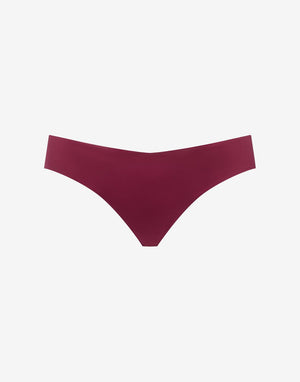 Zero Edge™ No-Show Thong - Ruby - Nylon/spandex - ThirdLove