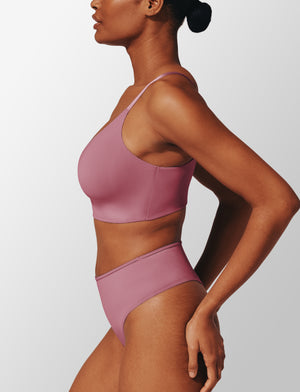 24/7® Classic Wireless Bra, Blush  - Thirdlove - Nylon/Spandex,modelAAA