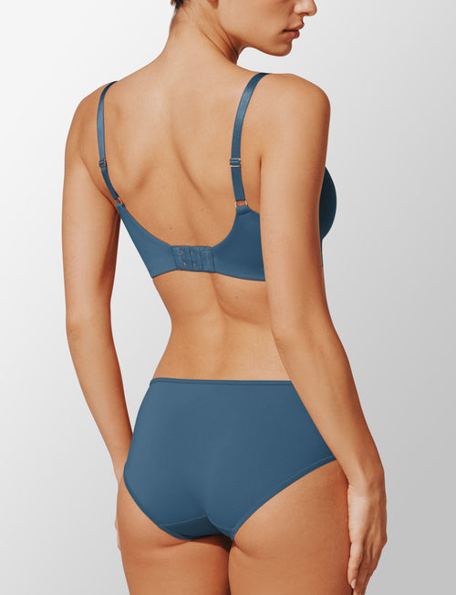 24/7® Classic Wireless Bra, Evening Teal - Thirdlove - Nylon/Spandex,modelFFF