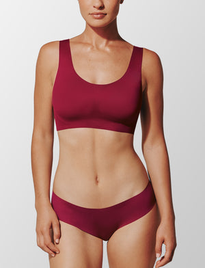 Smoothing Scoop Wireless Bra, Ruby - Thirdlove - Nylon/Spandex,modelFFF