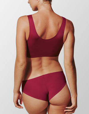 Smoothing Scoop Wireless Bra, Ruby - Thirdlove - Nylon/Spandex,modelFFF