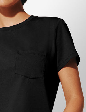 WonderKnit™ Pajama Set - Black - Nylon/spandex; polyester -Thirdlove