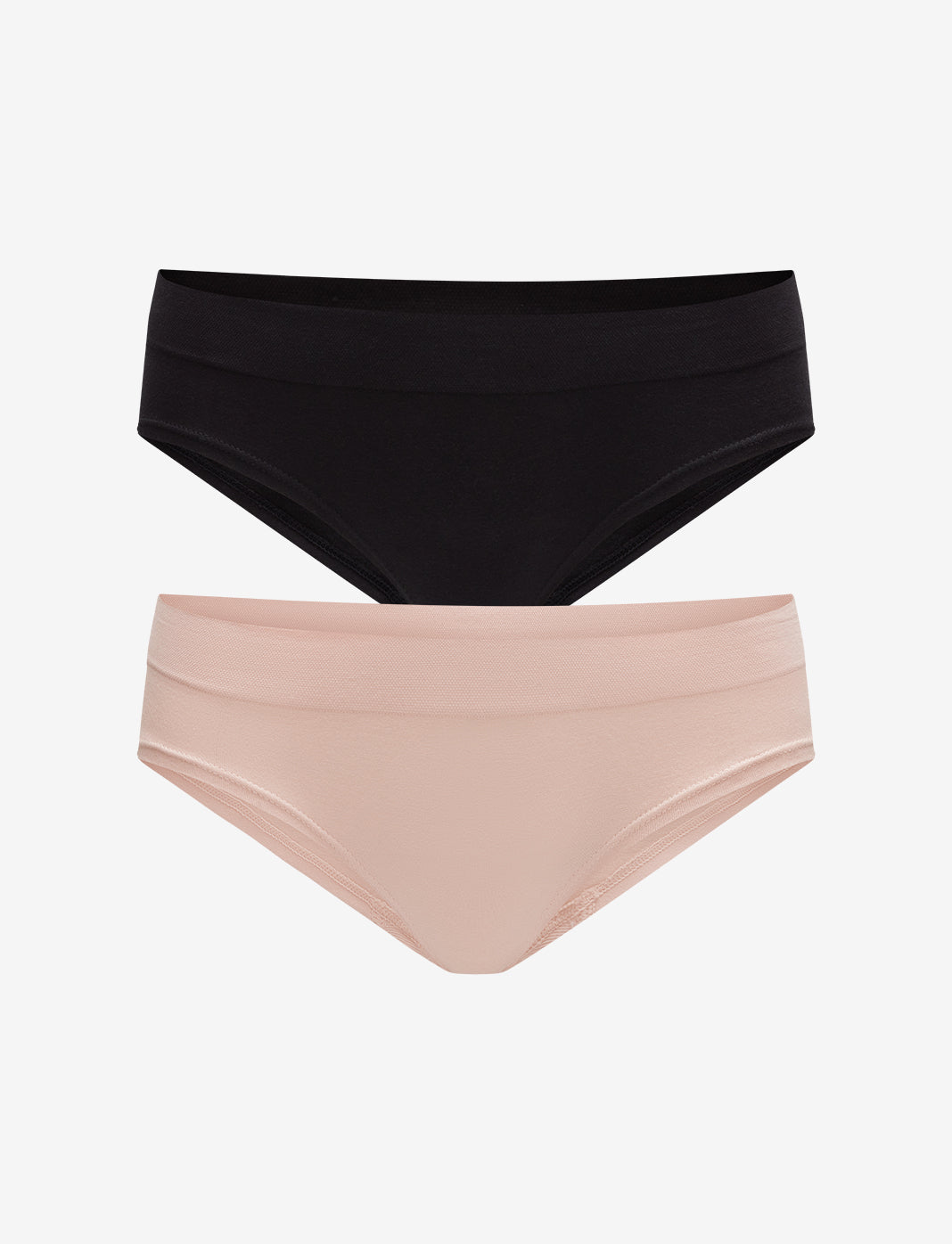 Seamless Cloud Cotton Hipster - Black & Rose Dust - Nylon/spandex - ThirdLove,modelAAA