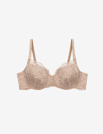 Buy White Recycled Lace Full Cup Comfort Bra - 38GG, Bras