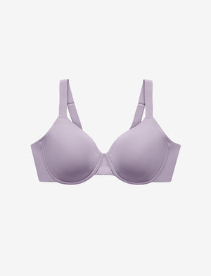 Pack Of 3 Purple Cotton Bras With Lycra Straps For Women