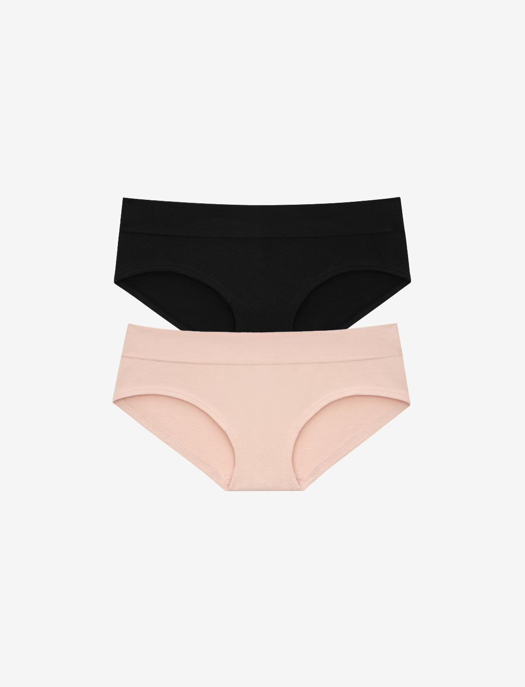 Seamless Cloud Cotton Hipster - Black & Rose Dust - Nylon/spandex - ThirdLove,modelAAA