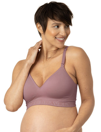 Maternity Great Expectations Seamless Nursing Bra with Removable