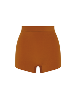 Kit Undergarments Tap Short in Cinnamon, 63% nylon, 37% spandex